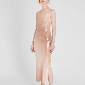 Sequin Maxi Slip Dress - Brand New - NEVER WORN - Rose Blush Ombre